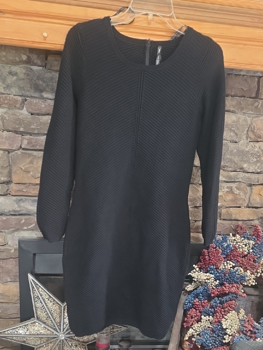 Marc New York Ribbed Sweater Dress Sz L